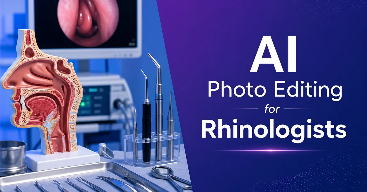 AI Photo Editing for Rhinologists — Magic Eraser
