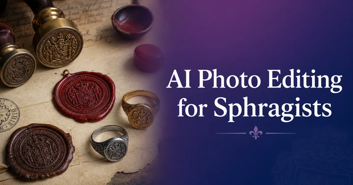 AI Photo Editing for Sphragists — Magic Eraser