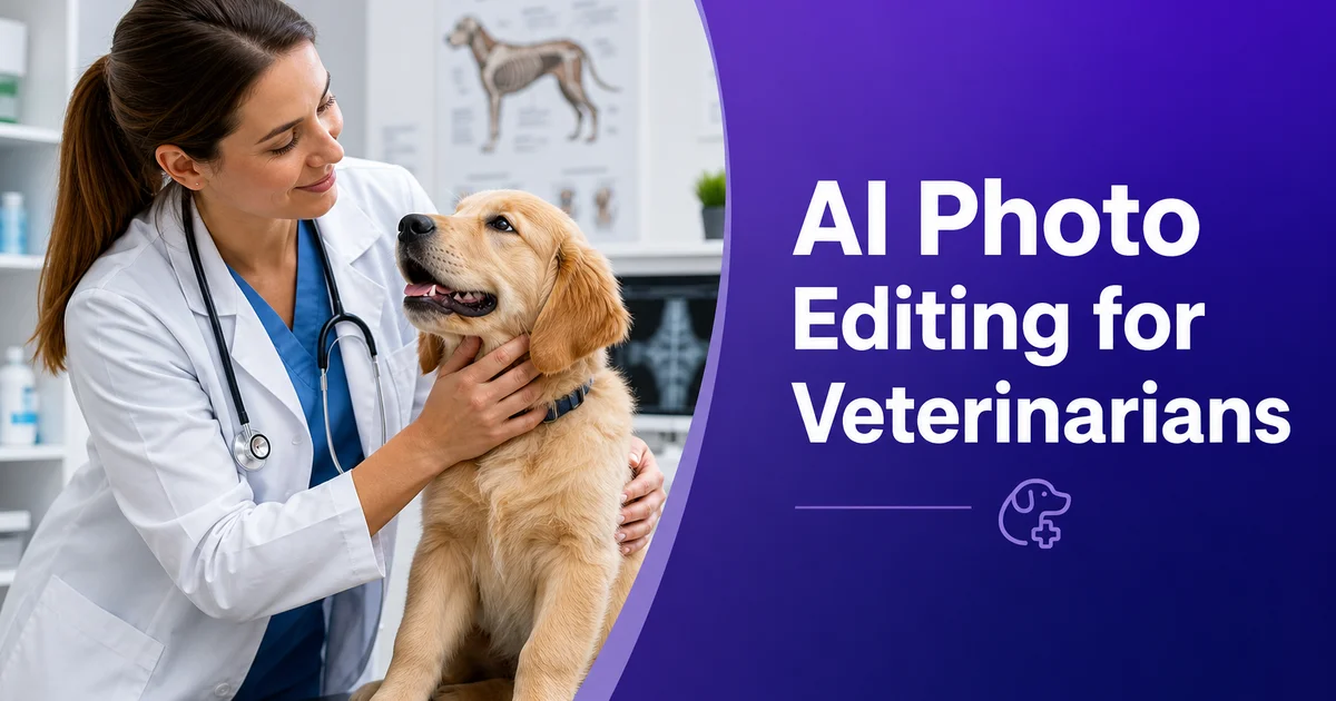 AI Photo Editing for Veterinarians: Build Trust with Better Clinic Photos