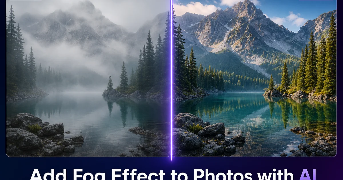 How to Add Fog Effect to Photos with AI — Magic Eraser