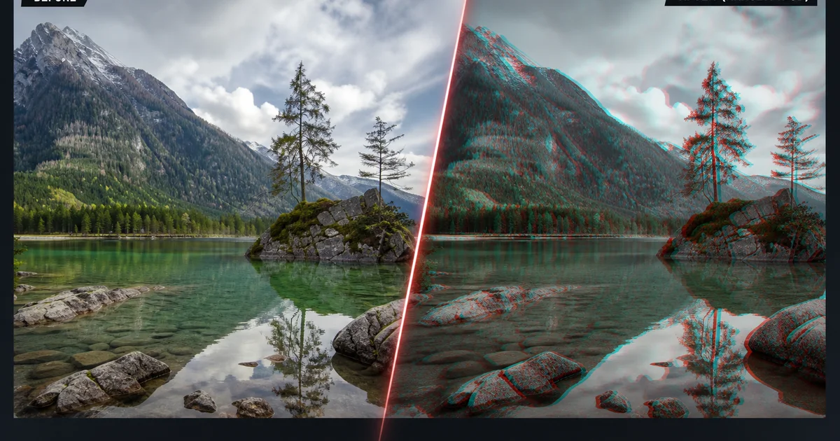 How to Create an Anaglyph 3D Effect with AI: Red-Cyan Stereoscopic Photos