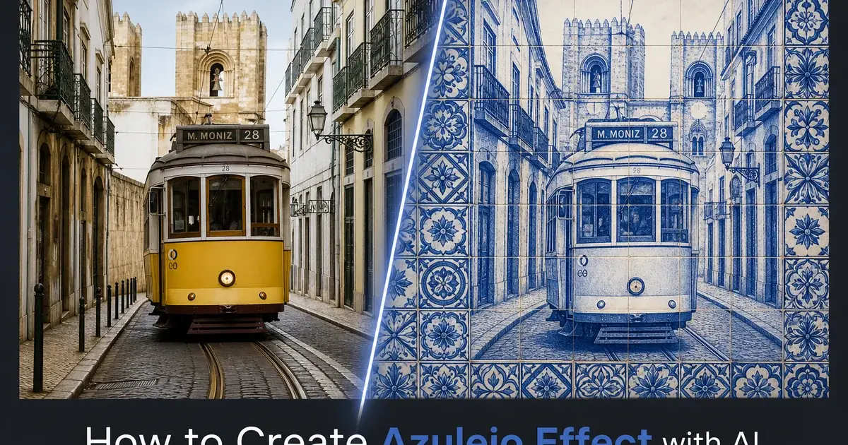 How to Create an Azulejo Effect with AI Photo Editing