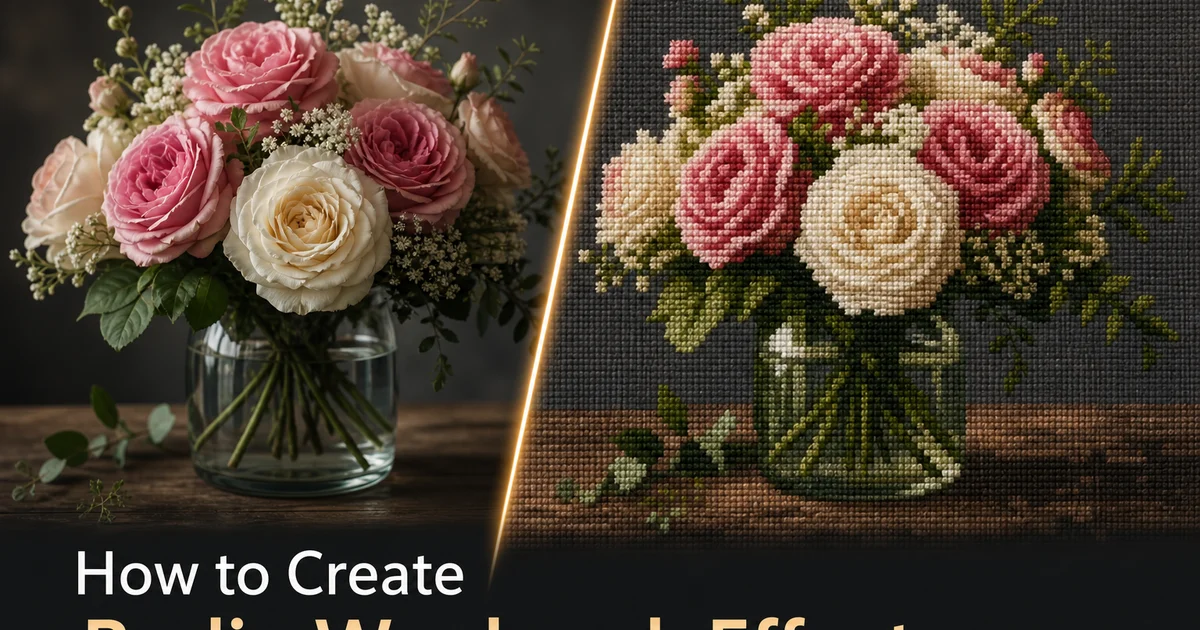 How to Create Berlin Woolwork Effect with AI — Magic Eraser