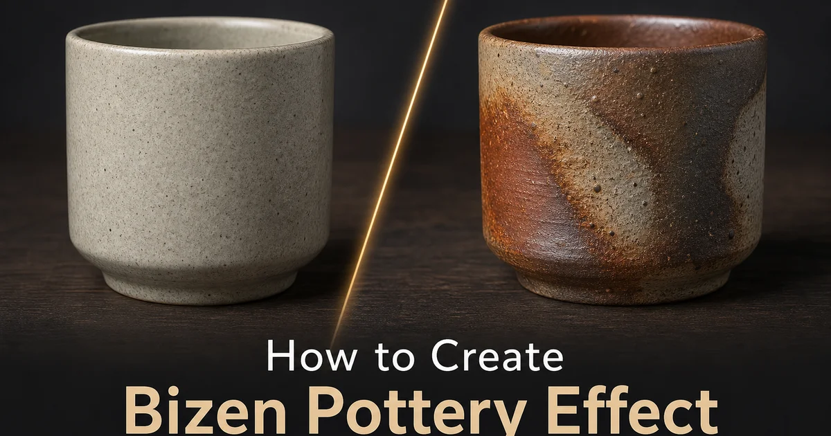 How to Create a Bizen Pottery Effect with AI Photo Editing