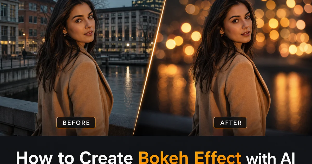 How to Create Bokeh Effect with AI — Magic Eraser