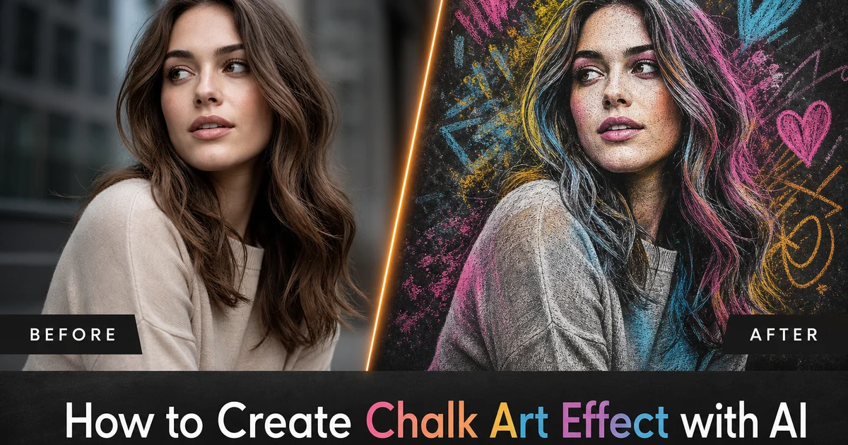 How to Create Chalk Art Effect with AI — Magic Eraser