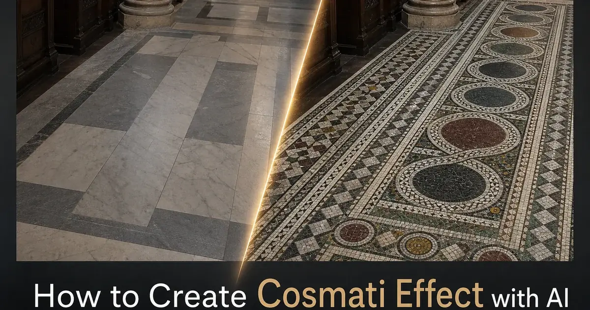 How to Create a Cosmati Effect with AI Photo Editing — Magic Eraser
