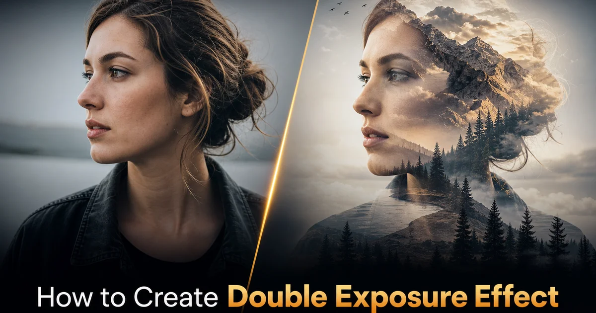 How to Create Double Exposure Effect with AI — Magic Eraser