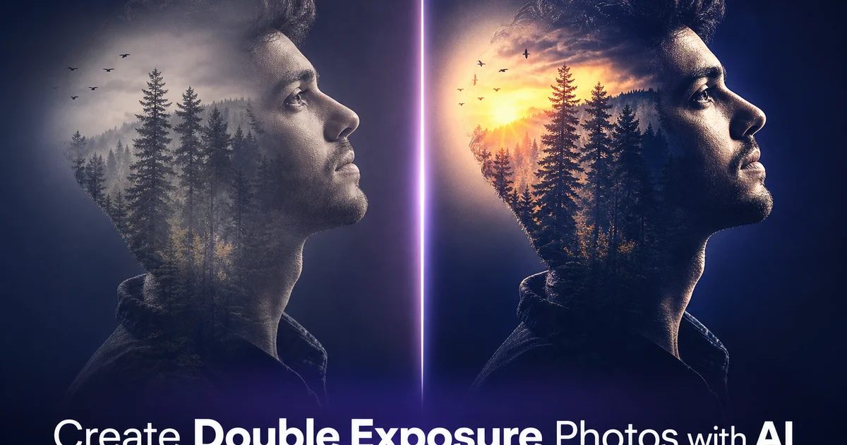 How to Create Double Exposure Photos with AI: Blending, Layering, and Artistic Effects