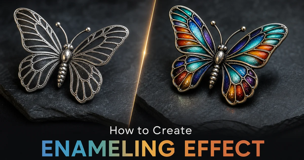 How to Create Enameling Effect with AI — Magic Eraser