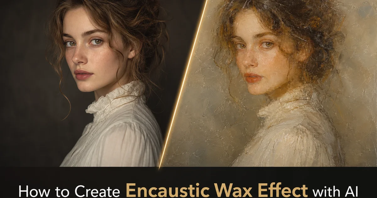 How to Create Encaustic Wax Effect with AI — Magic Eraser