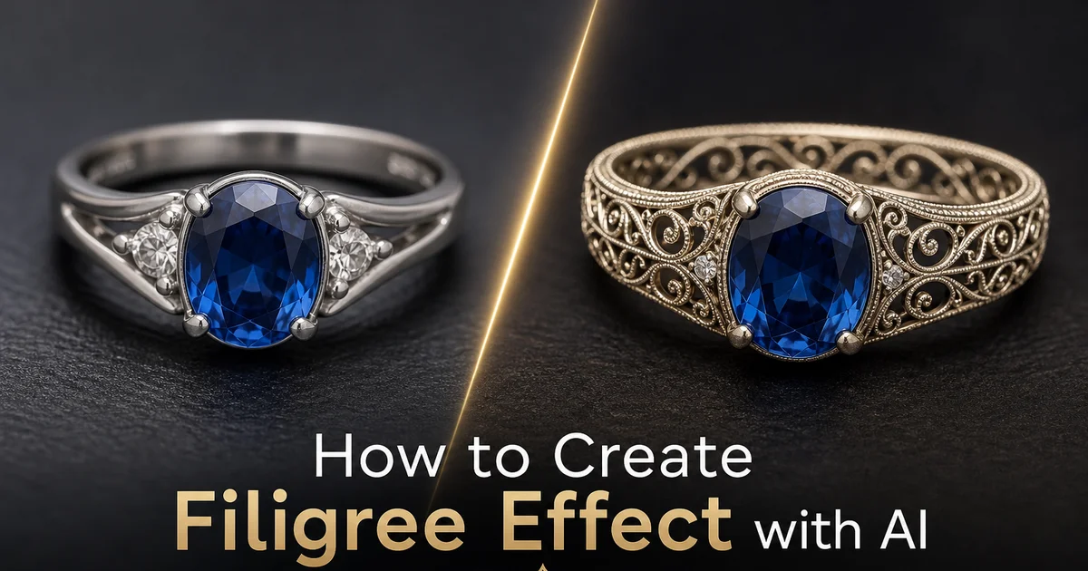 How to Create Filigree Effect with AI — Magic Eraser