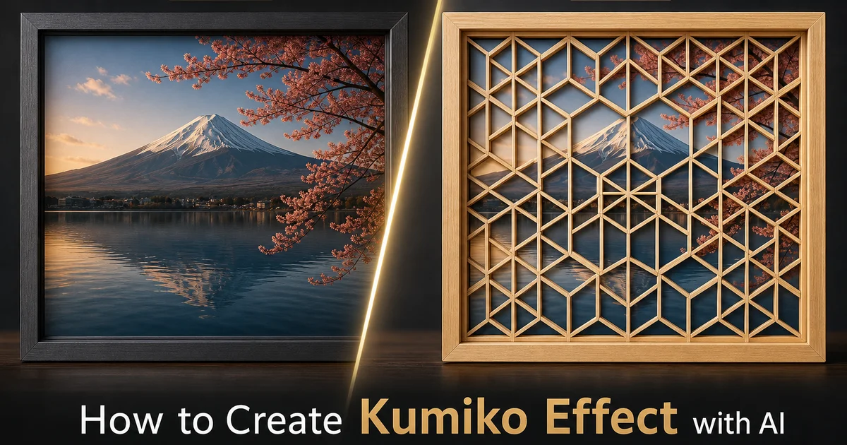 How to Create a Kumiko Effect with AI Photo Editing — Magic Eraser