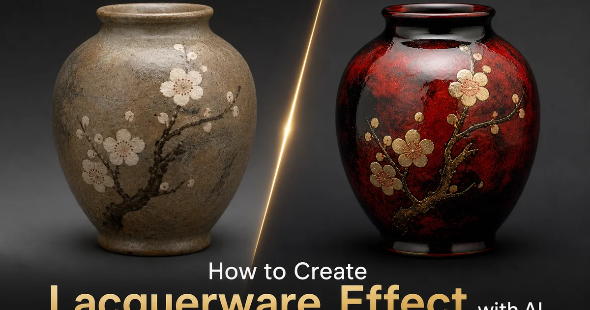 How to Create Lacquerware Effect with AI — Magic Eraser