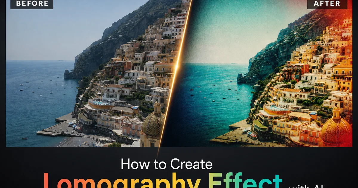 How to Create Lomography Effects with AI — Magic Eraser