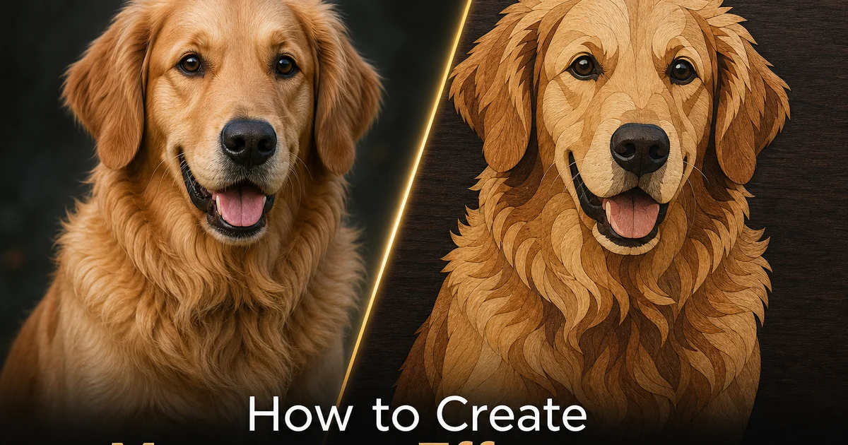 How to Create Marquetry Effect with AI — Magic Eraser