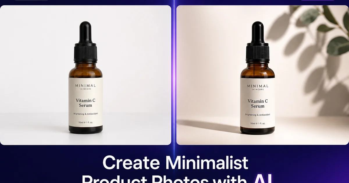 How to Create Minimalist Product Photos with AI — Magic Eraser