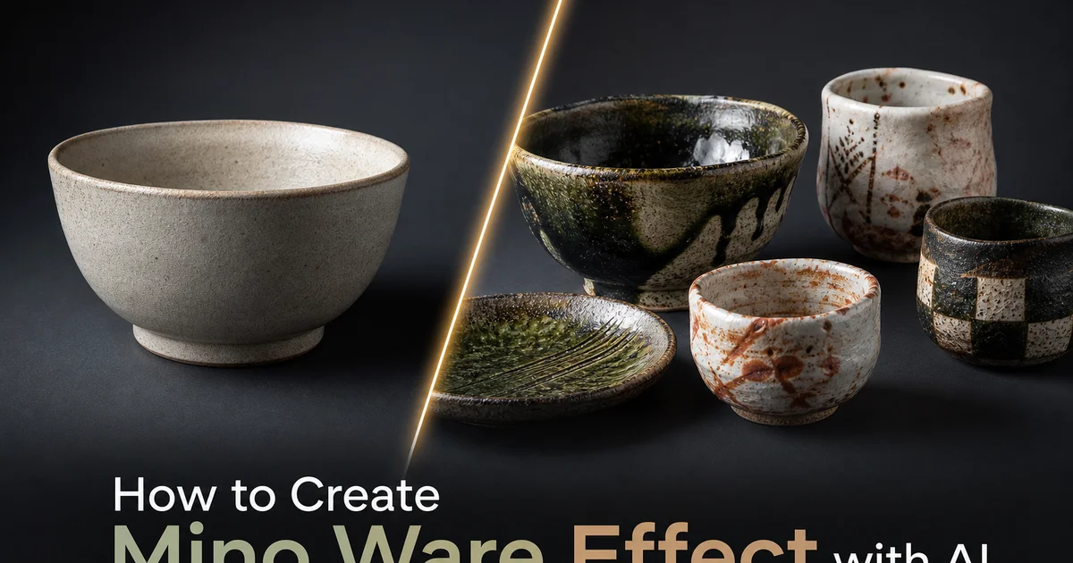 How to Create a Mino Ware Effect with AI Photo Editing