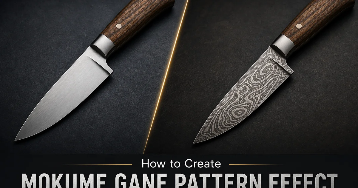 How to Create a Mokume-Gane Pattern Effect with AI Photo Editing
