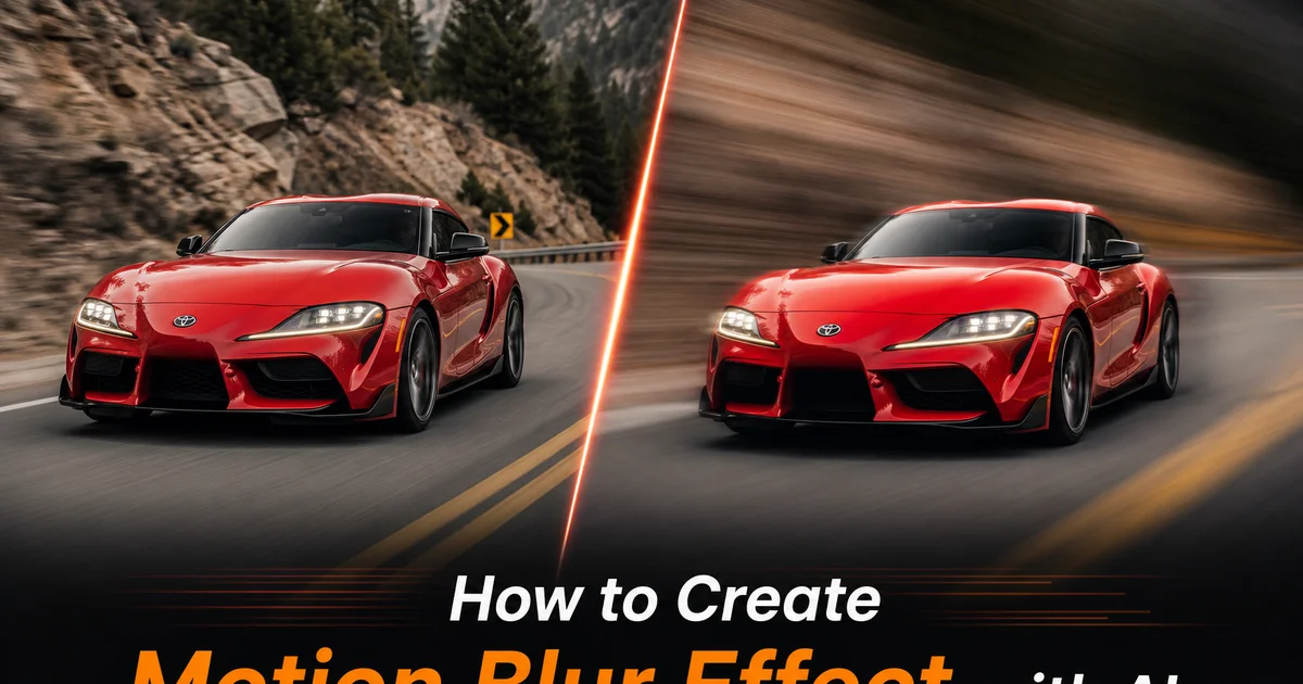 How to Create Motion Blur Effect with AI — Magic Eraser