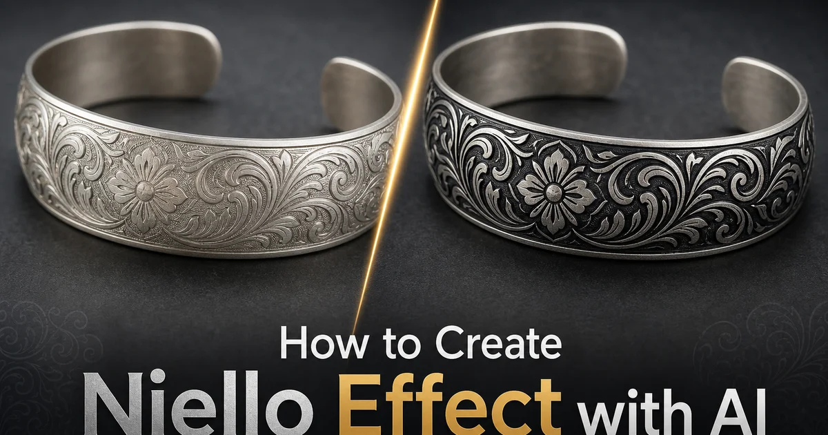 How to Create Niello Effect with AI — Magic Eraser
