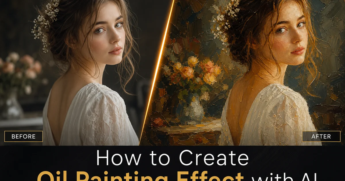 How to Create an Oil Painting Effect with AI — Magic Eraser