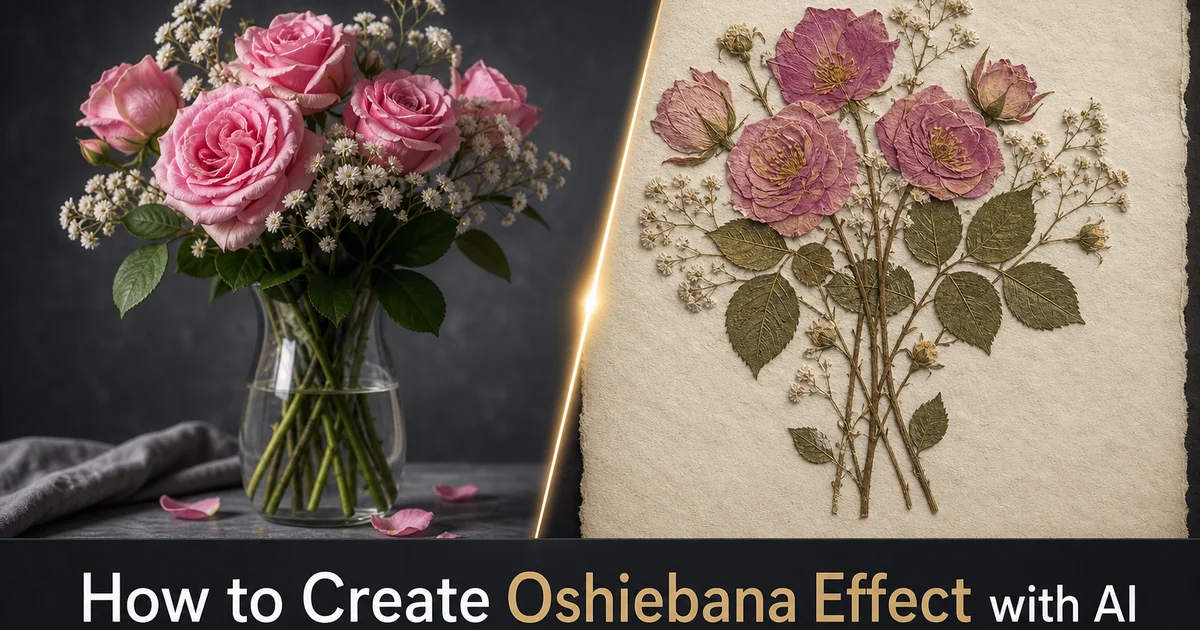 How to Create an Oshiebana Effect with AI Photo Editing — Magic Eraser