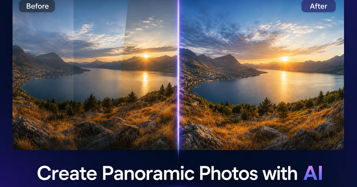 How to Create Panoramic Photos with AI: Expand Any Image into a Stunning Wide View
