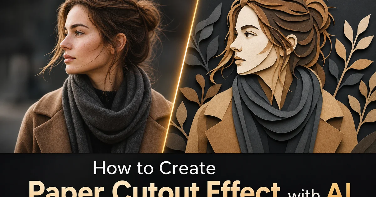 How to Create Paper Cutout Effect with AI — Magic Eraser