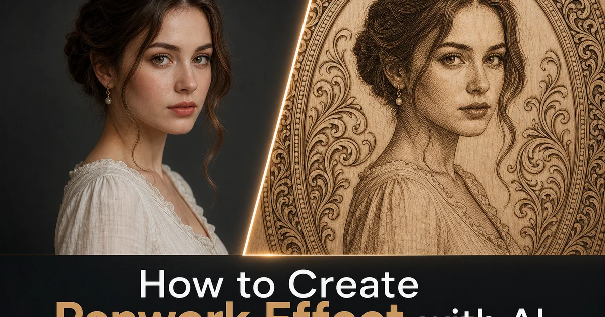 How to Create a Penwork Effect with AI — Magic Eraser