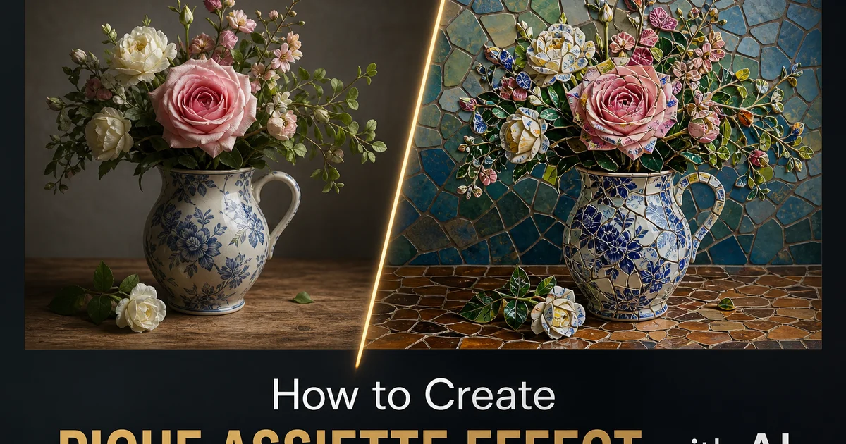 How to Create a Pique Assiette Effect with AI — Magic Eraser
