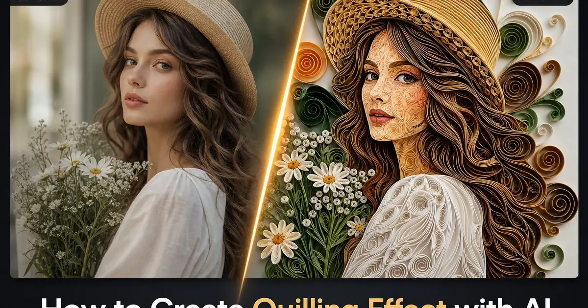 How to Create Quilling Effect with AI — Magic Eraser