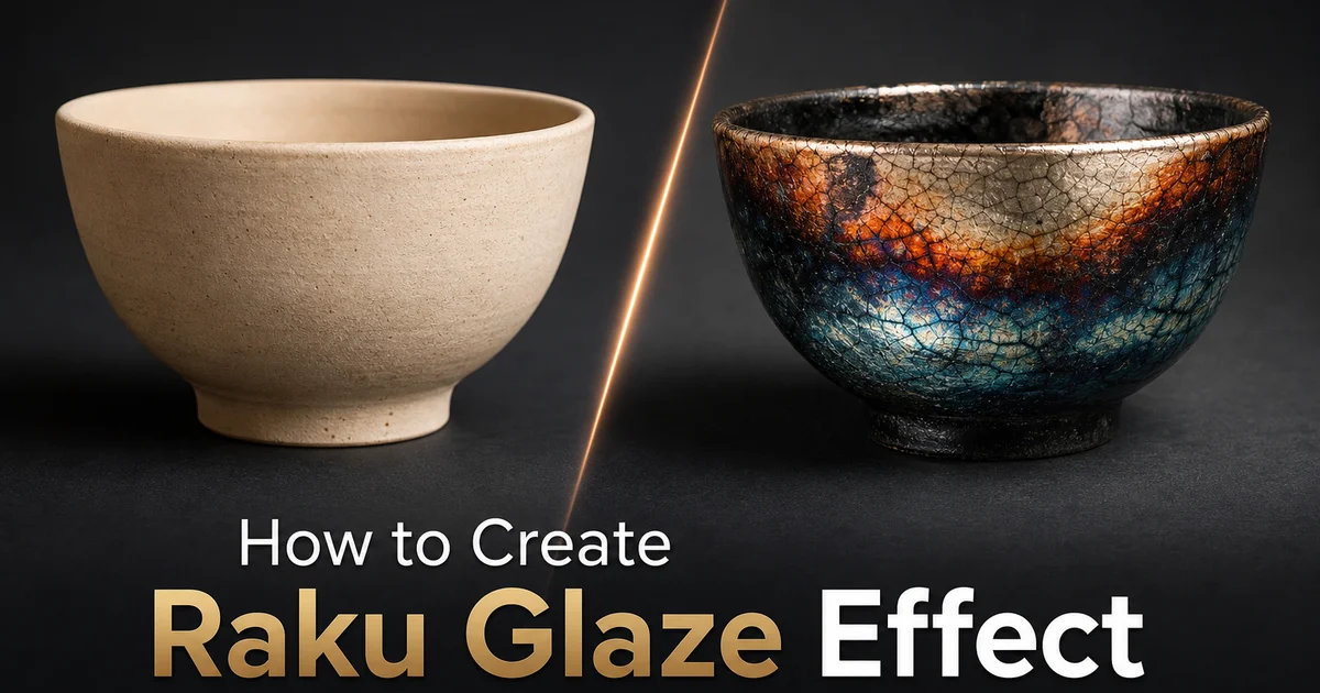 How to Create a Raku Glaze Effect with AI Photo Editing