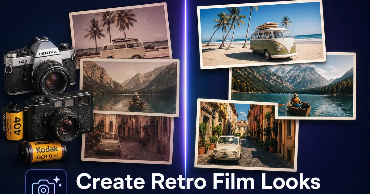 How to Create Retro Film Looks with AI Filters — Magic Eraser