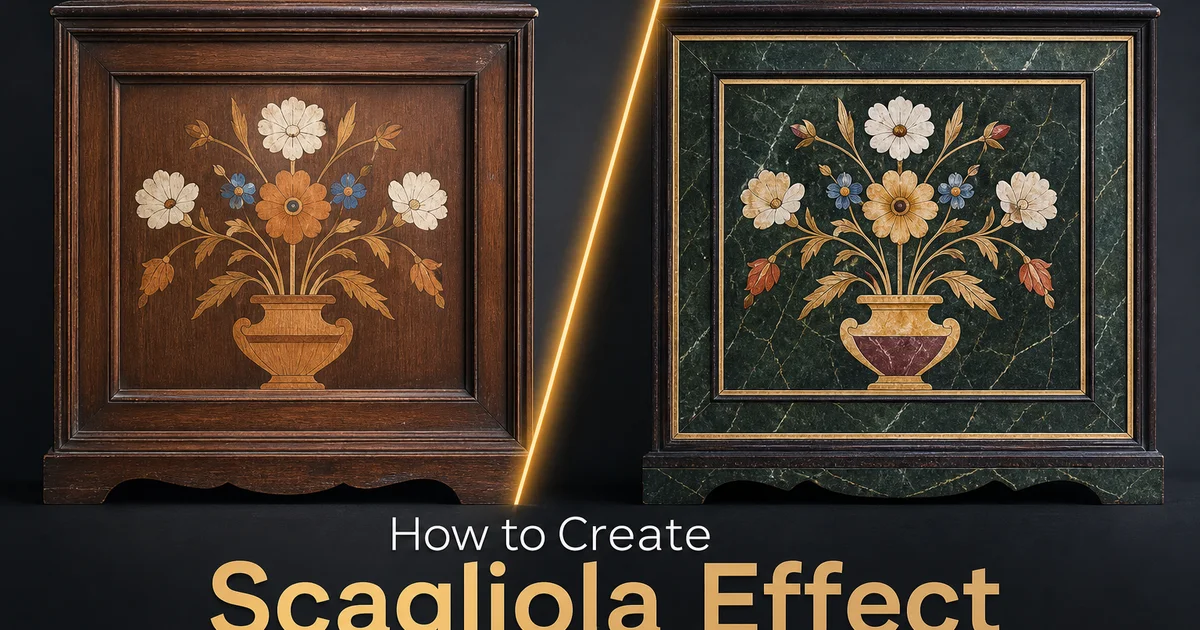 How to Create a Scagliola Effect with AI: Imitation Marble Inlay — Magic Eraser