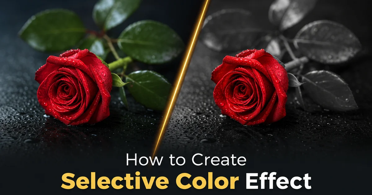 How to Create Selective Color Effect with AI — Magic Eraser