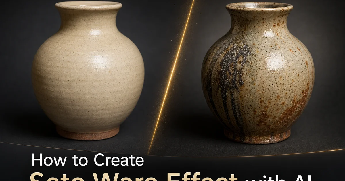 How to Create a Seto Ware Effect with AI Photo Editing