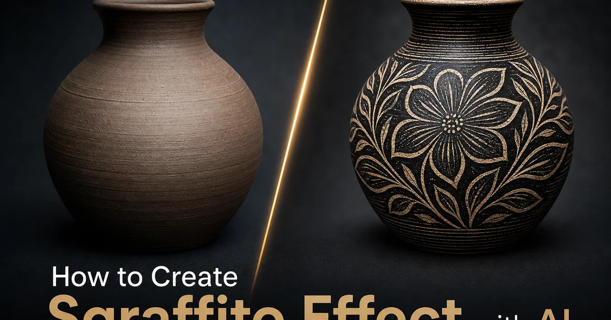 How to Create Sgraffito Effect with AI — Magic Eraser