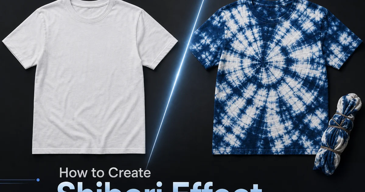 How to Create a Shibori Effect with AI Photo Editing