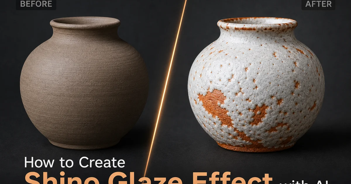 How to Create Shino Glaze Effect with AI — Magic Eraser