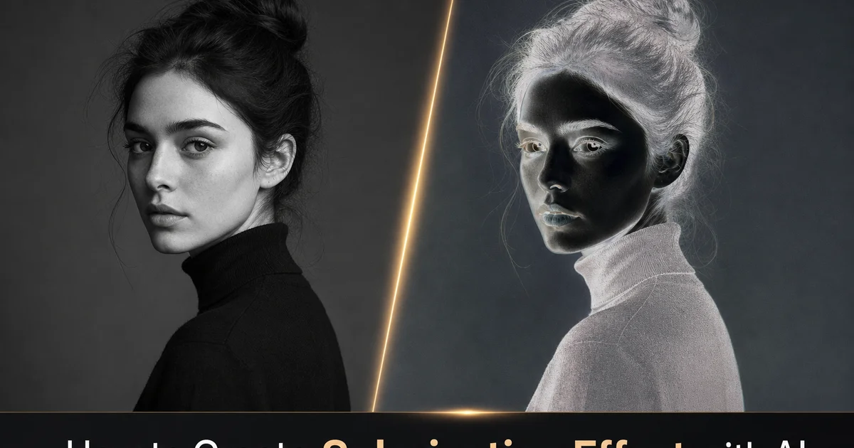 How to Create Solarization Effect with AI — Magic Eraser