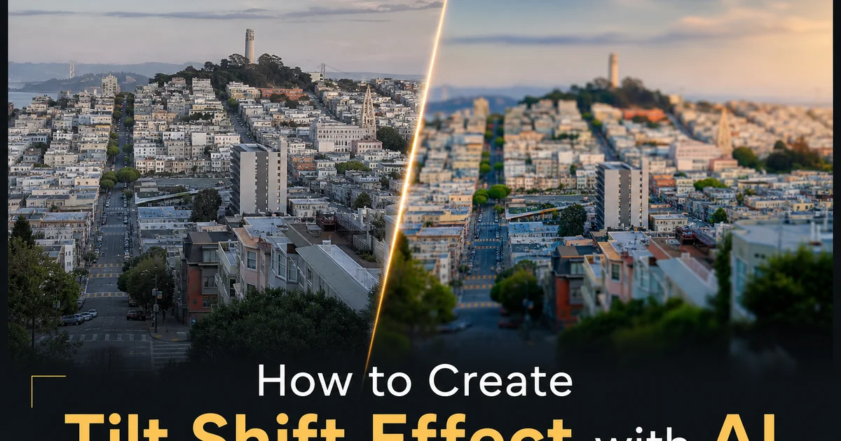 How to Create Tilt-Shift Effect with AI — Magic Eraser