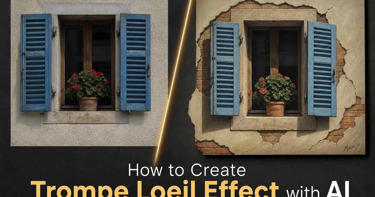 How to Create a Trompe-l'oeil Effect with AI Photo Editing