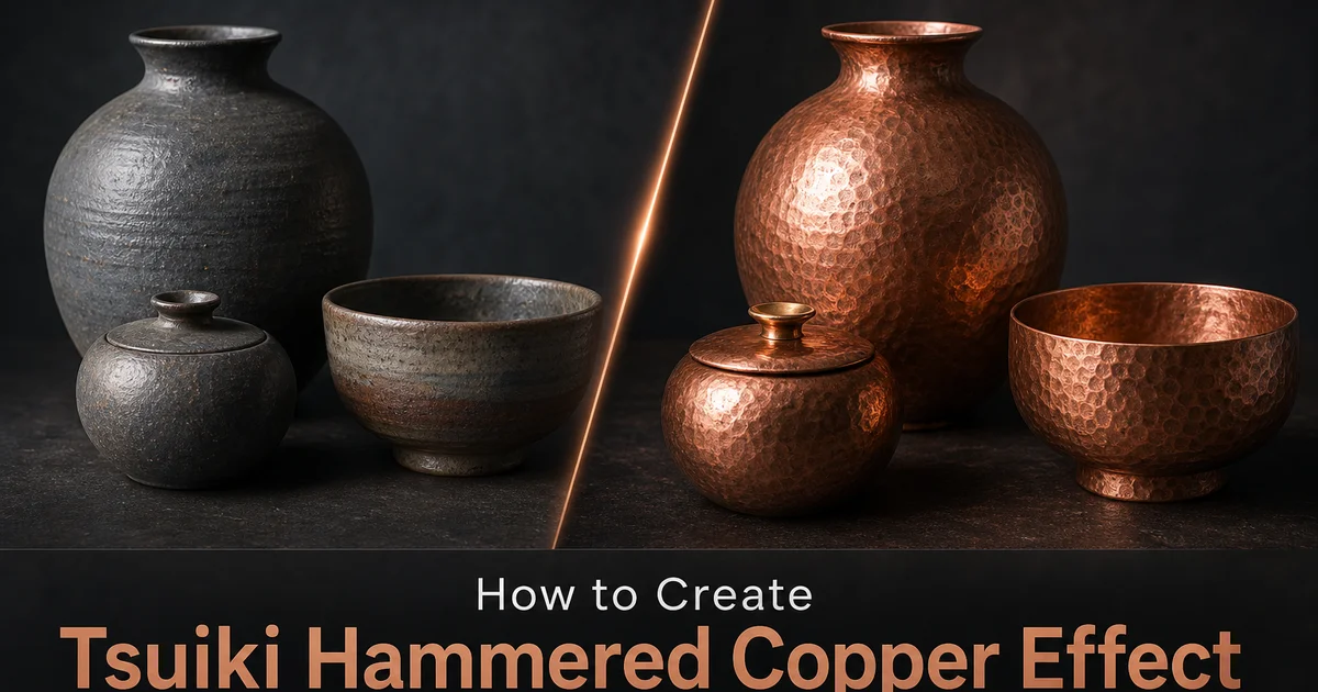 How to Create a Tsuiki Hammered Copper Effect with AI Photo Editing