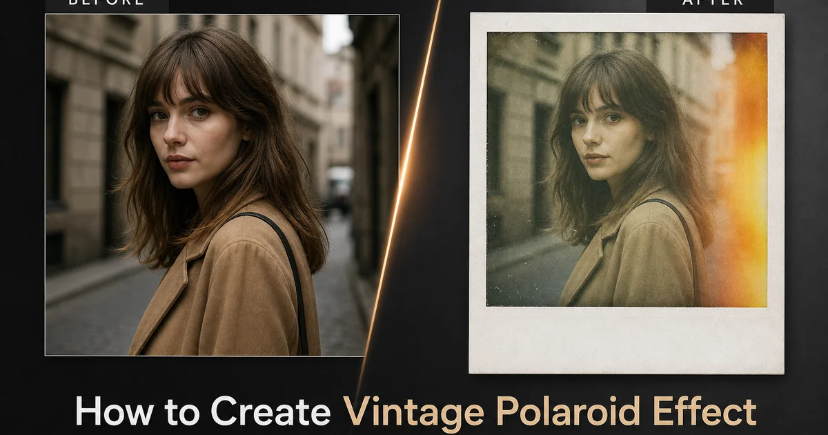 How to Create a Vintage Polaroid Effect with AI — Magic Eraser