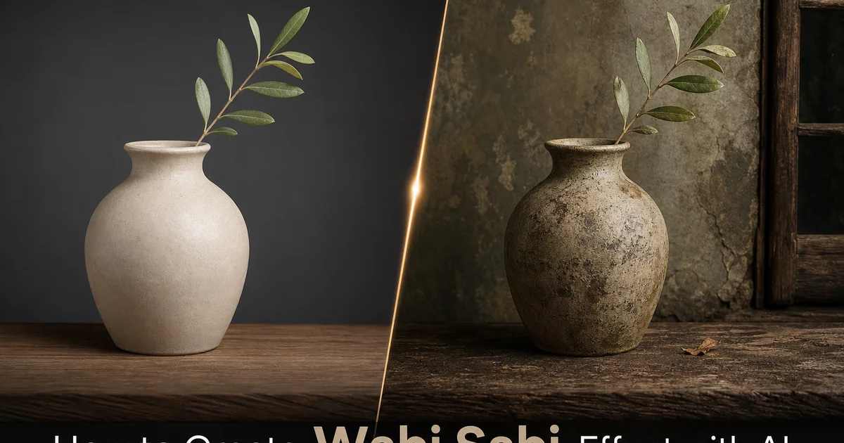 How to Create Wabi-Sabi Effect with AI — Magic Eraser