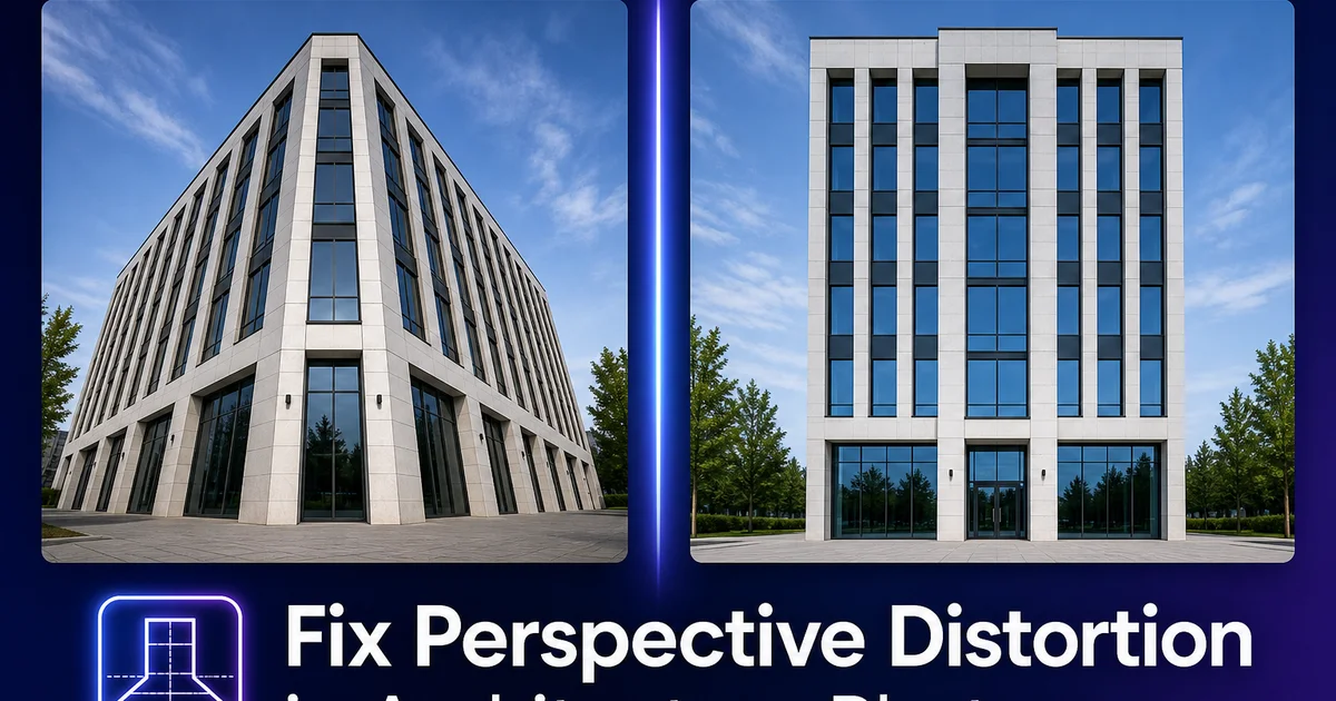 How to Fix Perspective Distortion in Architecture Photos: Converging Verticals and More