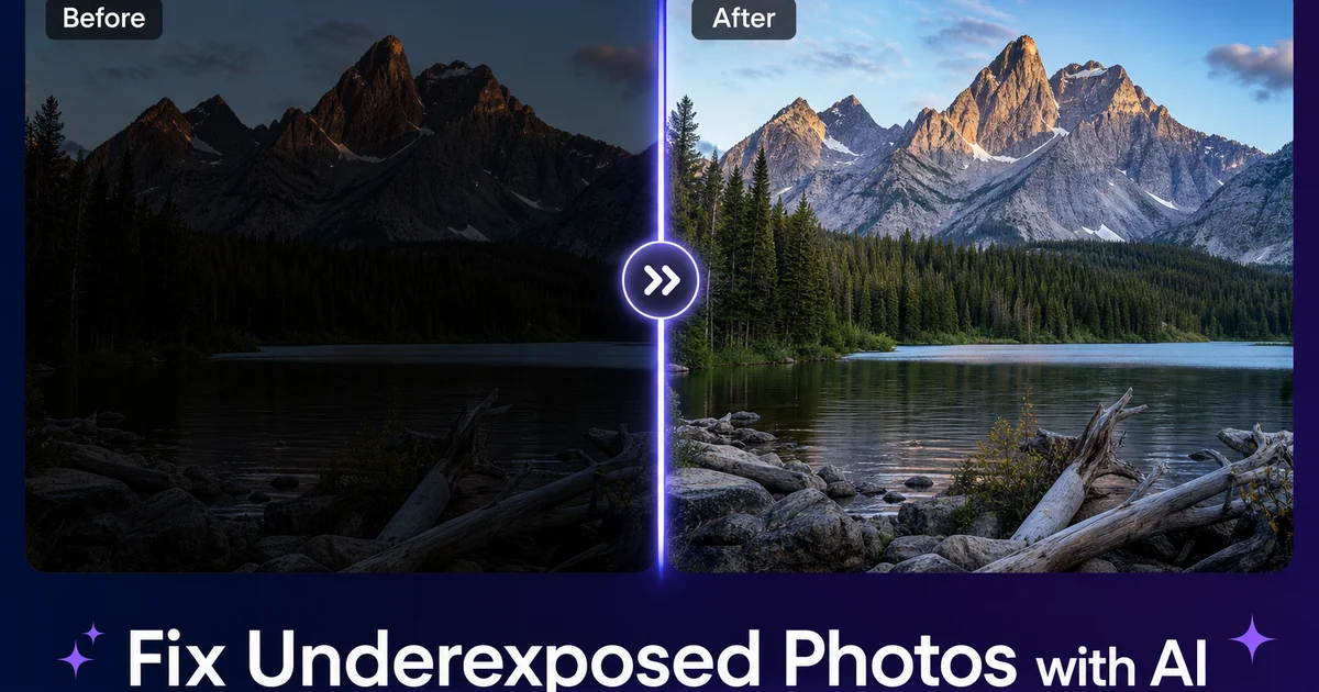 How to Fix Underexposed Photos with AI — Magic Eraser