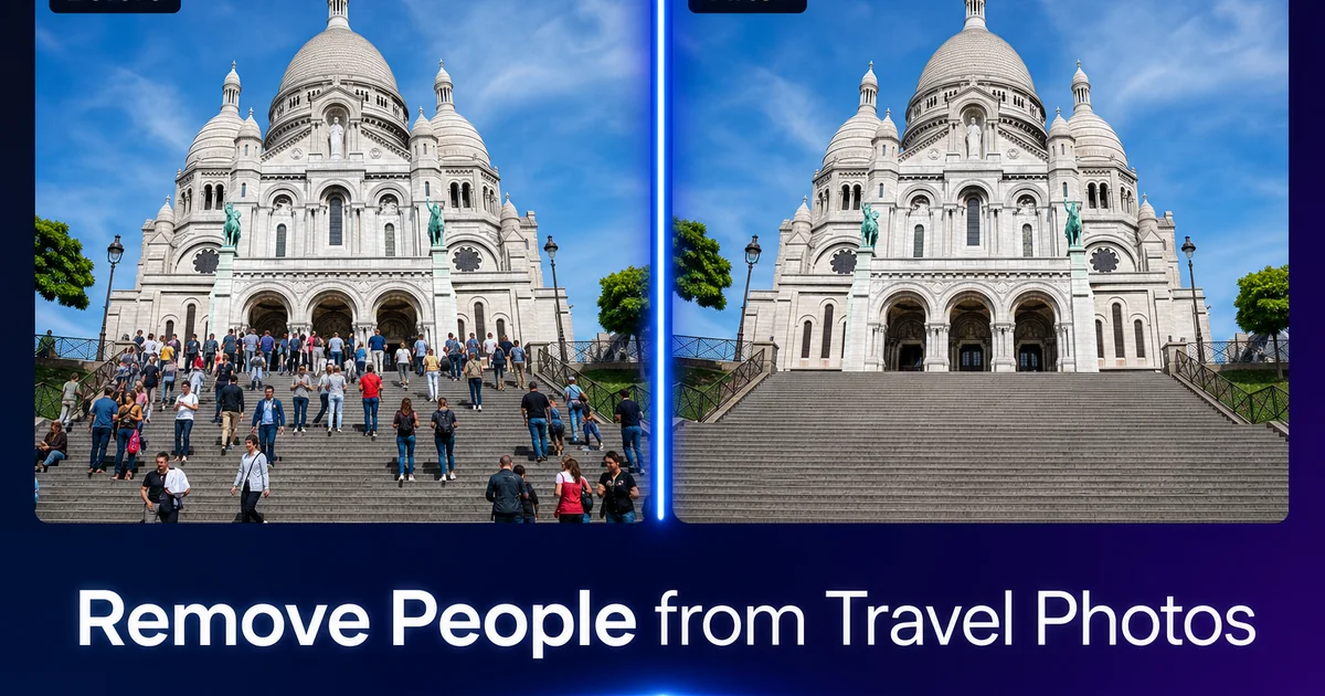 How to Remove People from Travel Photos: A Step-by-Step AI Guide