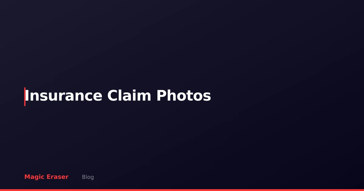 Insurance Claim Photo Documentation: AI Enhancement for Clearer Evidence